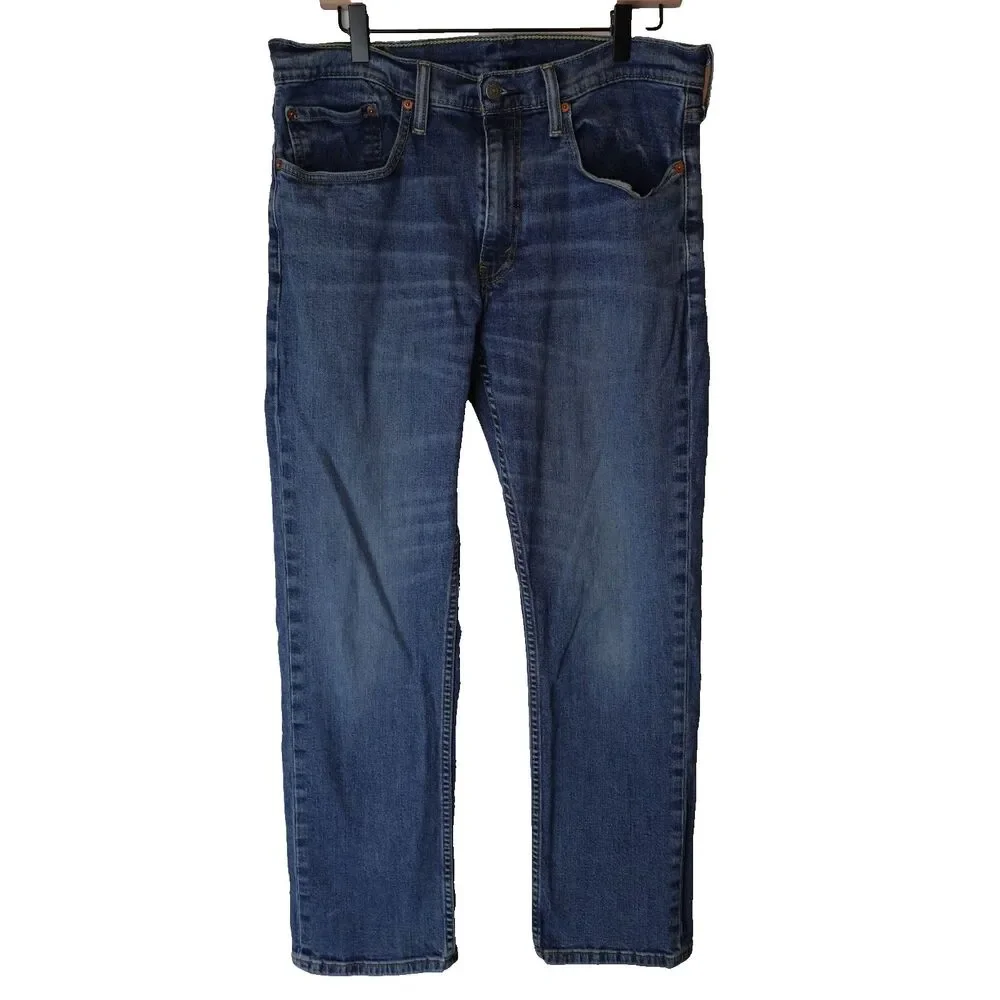 Levi's 559 Relaxed Straight Jeans Men's 34x29 Blue Denim Casual Comfort Fit